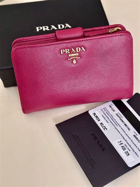 authentic prada wallet|prada saffiano french wallet.